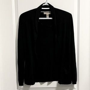 Banana Republic Size S Black open front cardigan